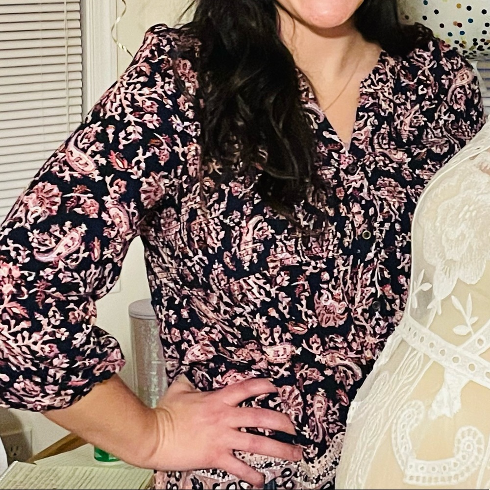 paisley blouse by Knox Rose/ Target